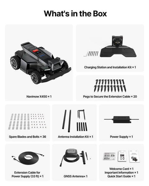 X450 All Wheel Drive Robotic Lawn Mower That Tackles Ultra Steep Slopes Up To 84 Percent With Zero Turn Precision And Dual 180W