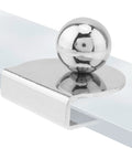 Glass Door Pull Handle Set For Glass Showcases Cabinets And Drawers No Drilling Clip On 5 To 8 Mm Glass With Double Screws