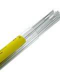 5356 Aluminum TIG Welding Rod 1/8 Inch By 36 Inch 1 Pound Filler Wire in clear packaging with yellow label