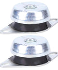 Heavy Duty Bell Shaped Shock Damper Mount For Car Generators Plus M10 Thread with galvanized steel and rubber buffer.