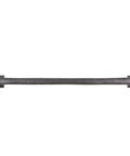 Front view of Nine Inch Center To Center Modern Texture Cabinet Handle Pull In Solid Cast Iron With Rust Resistant Black Powder Coat Finish.
