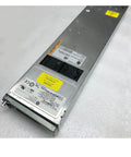 Beefed-Up Compact DIN Rail Power Supply Module Replacement Unit With Regulated 24V DC Output And 10A Max Current Industrial Grade Upgrade For CAR2512FPB-Z Systems Ready-To-Install. silver metal DIN rail power supply module, angled top view