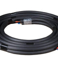Insulated Copper Line Set One Quarter To Three Eighths Inch With Pre Flared Ends For Easy Install, 25 Ft Long, black insulation taped