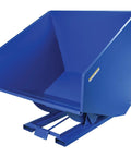 Built Tough Heavy Duty Steel Self Dumping Hopper With Smooth Auto Bump Action For Forklifts 4 Cubic Yard Roll Off Debris Cart