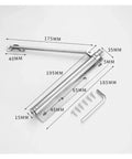 Adjustable Auto Close Door Closer For Outdoor Gates Aluminum Alloy Built To Last with installation screws