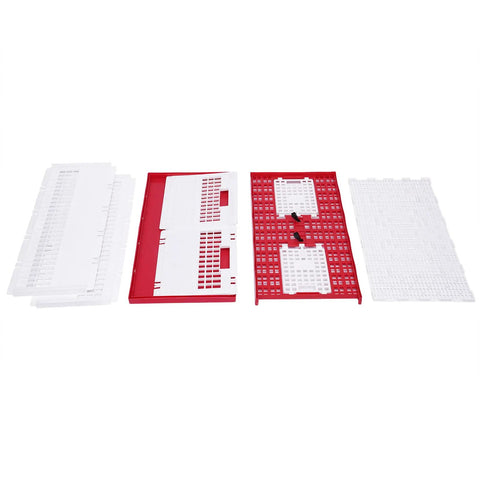 Components of Foldable Plastic Transportation Pigeon Cage For Training And Racing 23.6 Inch Large Box with ventilated design