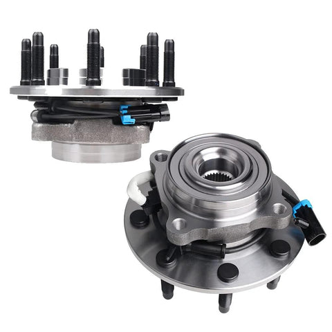 Front Wheel Bearing And Hub Assembly For 2001 To 2007 Chevy Silverado 1500 HD 3500 Avalanche Suburban 2500 And GMC Sierra 1500HD 2500HD 3500