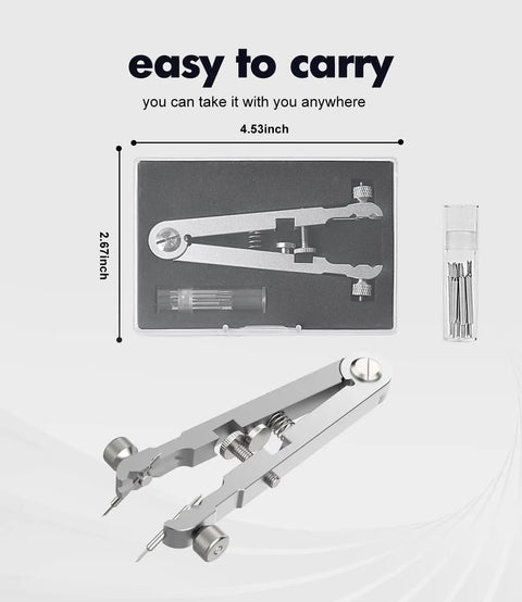 Spring Bar Plier Tool Kit For Watch Bands And Straps Removal And Repair With Durable Eight Alloy Steel Pins And Precision Tweezers Pro Grade Repair Set Silver; compact design and easy to carry.