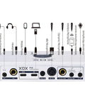 Rear view of P10 USB Audio Interface For Live Streaming And Podcasting, showing input/output ports and connection labels.