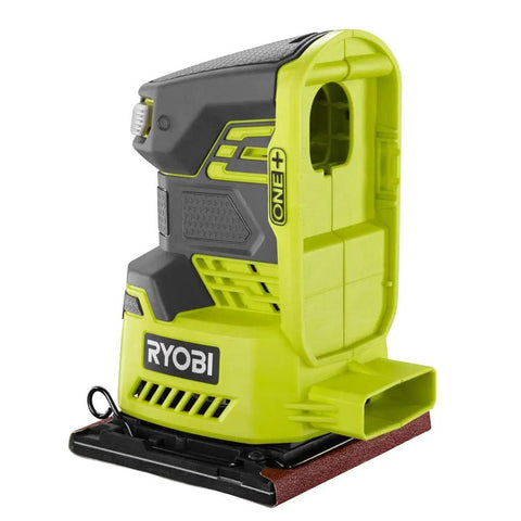 18V Palm Sander Pro Grade With 12,000 RPM 1/4 Sheet Power, Onboard Dust Bag, Ergonomic Rubber Grip, battery not included