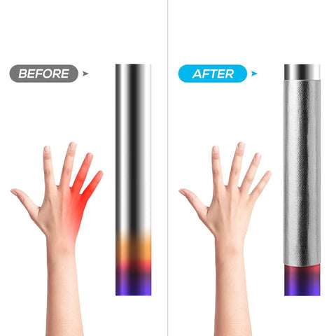 Comparison before and after using Heavy Duty Pro Grade Aluminized Heat Shield Mat With Adhesive Backing Thermal Barrier Blanket 12x24 Inches Reflective Fiberglass Insulation For High Temp Protection Against Extreme Heat Up To 2000 Degrees.