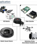 LD14P 360 Degree Lidar Sensor For Indoor And Outdoor Mapping And Obstacle Avoidance with applications in robotics and drones