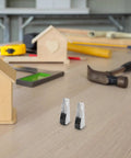 Tough As Nails Heavy Duty Sliding Door Roller Wheels For Closets And Bookcases Silent Swivel Track Casters With Reinforced Steel Screws Included on workbench.