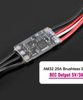 AM32 25A ESC component from 4500KV Brushless Motor And AM32 25A ESC Upgrade Kit For Losi Micro B And Micro T 1/24 And 1/28 RC Buggy