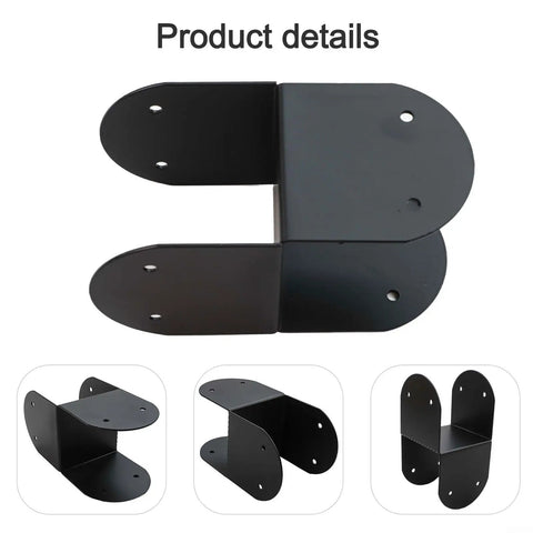 Heavy Duty Black Steel Post Cap Bracket For 4x4 Wood Posts Rock Solid Beam Connector For Gazebo And Patio Builds Rugged Outdoor Support Hardware That Truly Is A Backyard Game Changer