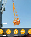 Heavy Duty Cargo Lifting Net Built To Get It Done Crushes Heavy Loads Securely In Warehouses Docks And Construction Sites lifting freight.