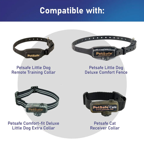 Image of PetSafe training collars compatible with Built Tough Rfa 188 Replacement Battery Pack Five Count For Pet Training Collars.