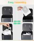 Roomba 20-pack high-capacity replacement vacuum bags for i7+/j7+/s9+; four-step installation collage.