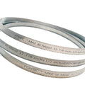 32-7/8 Inch Portable Band Saw Blade 14/18 TPI 1/2 Inch Wide 0.020 Inch Thick 3-Pack Replacement For DeWalt DW3986C shown coiled.
