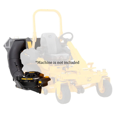 Fan Assist Kit For Pro Z 500 700 900 Series With 54 Inch Or 60 Inch Decks Part Of Pro PCS 1900 Power Collection System 12 Bushel Three Bag Collection Built In Impeller OEM 59A30063150 attached to mower deck