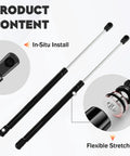 Hood Lift Supports Set of 2 Heavy Duty Gas Spring Struts for Ford Expedition 1997-2006, F-150 1997-2004, detailed view