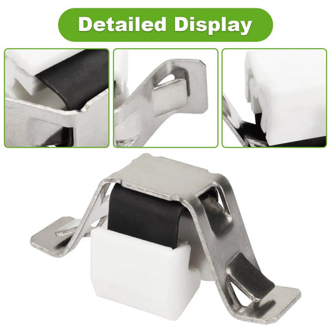 Close-up view of Premium Dryer Door Catch Replacement Kit For Whirlpool Maytag Amana Kenmore DIY Friendly Easy Install And Durable