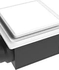Ceiling Mount Bathroom Ventilation Fan, 110 CFM, Quiet Operation With LED Light And Nightlight, Energy Star Certified