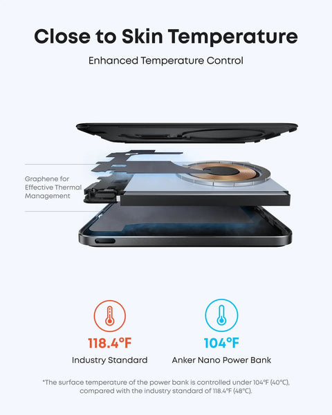 Slick Ultra Slim Magnetic Power Bank Featuring 5000mAh Capacity Designed As The Perfect Daily Carry Essential cutaway showing thermal management.