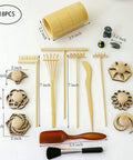 Mini Zen Garden Rake Stamp Set For Desk Stress Relief And Focus Dope Rock Sand Garden Accessories For Office Desk Vibe Gift