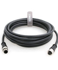Coiled M12 A Code 8 Pin Male To Female Connector Sensor Cable 5 Meter High Flex Waterproof IP67 for industrial automation