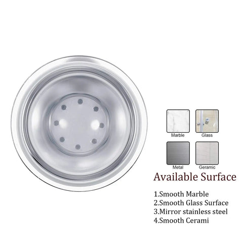 Adjustable Shower Head Holder With Removable Suction Cup No Drill Wall Mount Chrome Polished Finish For Marble Glass Metal Ceramic Durable ABS PVC Grip Easy Install
