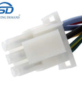 Wiring harness of Refrigerator Evaporator Fan Motor Replacement 115V 60Hz 3.3W 2600 RPM with visible connectors