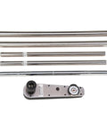 1 Inch Drive Dial Torque Wrench With 400 To 2000 Ft Lbs Range, Precision Mechanical Gauge For Heavy Duty Fastening, Pro Grade High Torque Tool For Automotive, Heavy Equipment, And Industrial Use, silver metal wrench parts and dial head