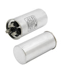 2 Pack 35 Plus 5 MFD 35 Slash 5 UF 370V 440V Dual Run Circular Start Capacitors For AC Motors Condensers Heat Pumps Air Conditioners