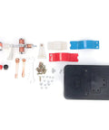 Miniature Electromotor Model Kit For DIY Hands On Learning Electric Motor Demonstration In Labs And Classrooms DC Motor Science Project Easy Assemble And Disassemble Educational Toy parts layout