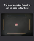 LD Light Meter Pro For Vintage Cameras And Film Photography With One Tap Exposure And Distance Calculator, Ultra Narrow 7 Degree Spot Meter, Built In Laser Rangefinder, Pocket Size All In One Meter For Fast Accurate Shots On The Go No Guesswork. laser focus view in low light