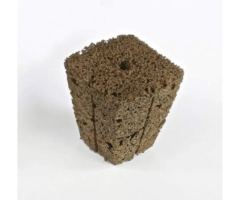 Q Plug Cubes Bag Of 100 Brown For Seedling Germination And Clone Rooting In Dense Tray Systems Transplant Ready And Easy To Use Propagation Starter For Home Growers And Pros