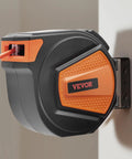 Shop Grade Retractable Air Hose Reel With Sixty Five Foot Three Eighths Inch Hybrid Hose Auto Rewind 300 PSI Wall Mounted