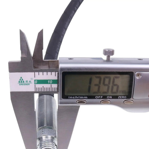 Caliper measuring Heavy Duty Hydraulic Hose LVA15654 For John Deere 3025E 3032E 3036E 3038E and Eaton 5800 PSI anti abrasion