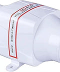 3 Inch In Line Marine Bilge Air Blower 24V 130 CFM Whisper Quiet For Boats White Easy Install Ventilation For Bilge Area Durable Marine Grade Low Noise