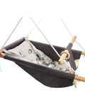 Indoor And Outdoor Baby Swing For Infants To Toddlers Portable Adjustable Porch Swing With Five Point Safety Belt Supports Up To One Hundred Fifty Pounds