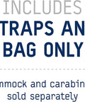 Includes straps and bag only; hammock and carabiners sold separately Atlas XL Hammock Suspension System With Wide Tree Straps