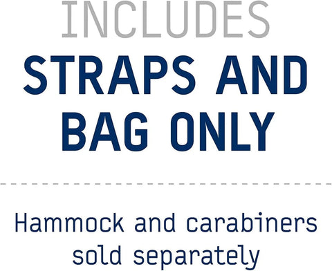 Includes straps and bag only; hammock and carabiners sold separately Atlas XL Hammock Suspension System With Wide Tree Straps