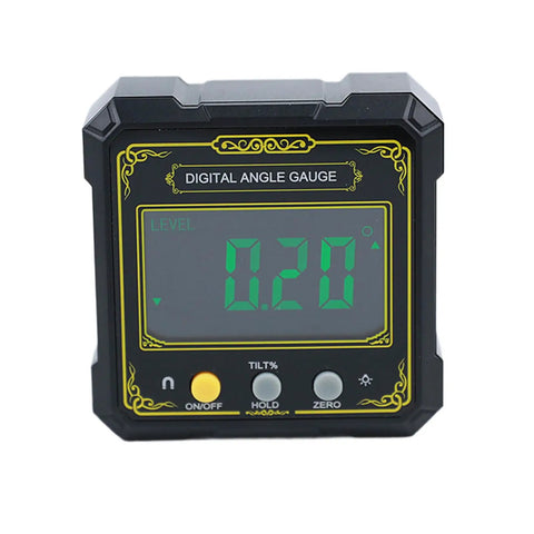 Dope Digital Protractor With Large LCD Screen Angled Meter Mount for Woodworking and Metal Fabrication Inclinometer showing 0.20°