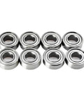 Miniature Bearing Kit 1/10 Replacement Upgrade Deep Groove Ball Bearings For RC Cars Drones Skateboards Inline Skates And Small Motors With High Speed Performance Low Noise And High Temperature Resistance For Smooth Rotation, 8 steel bearings