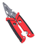 18 In 1 Wire Stripper And Pliers For Electricians A Pro Grade Cable Tool With Ergonomic Non Slip Red Black Handle