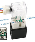 24V DC Coil Kit For Pneumatic Solenoid Valves 4V210-08 And 4V230C-08 Pack Of 2 With Pure Copper Windings For Reliable Valve Operation And Fast Responsive Control, wiring terminals and cover