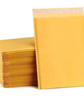 Yellow Kraft Bubble Mailers 25 Pack Self Sealing Padded Envelopes 10.5 By 16 Inch Outer Size With Usable 10.5 By 15 Inch Inner Size