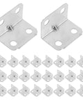 Heavy Duty 100 Piece L Bracket Set Corner Brace 90 Degree Right Angle Shelf Supports For Tables Beds And Furniture Reinforcement In Home