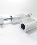 Two Pack Linear Motion Bearing Slides SCS8LUU-SCS20LUU For CNC Machines, 3D Printers, aluminum alloy bearing blocks